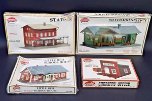 (4) MODEL POWER HO KITS SHERIFFS OFFICE, SILVERADO STATION, STATION & SCHOOL - Picture 1 of 12