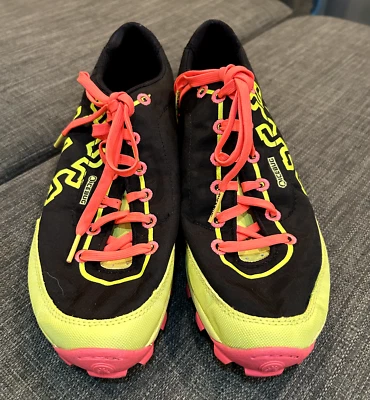 Tênis de corrida Icebug Acceleritas 3-L RB 9X feminino tamanho 9.5 preto amarelo EUA - Imagem 1 de 4