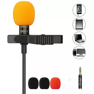PoP Voice Lavalier Lapel Microphone PV610+ clip on omnidirectional noise cancel - Picture 1 of 12