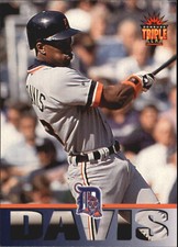 1994 Triple Play Baseball Card #241 Eric Davis