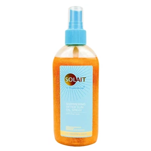 Spray de aceite brillante para después del sol bronceado dorado brillo corporal piel superfármaco solait 200 ml - Imagen 1 de 5