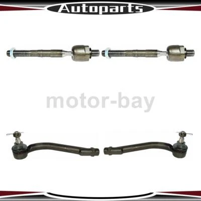 Extremo de barra de amarre interior exterior 4 piezas para Hyundai Santa Fe 2007 2008 2009 2010 2011 2012 Foto 1 de 4