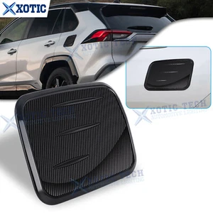 1x Car Fuel Oil Tank Cap Moulding Overlay Cover Trim For Toyota RAV4 2019-2025 - Foto 1 di 13