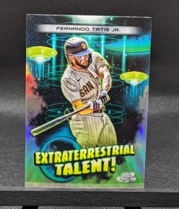 2023 Topps Chrom kosmisches außerirdisches Talent Fernando Tatis Jr. Padres #ET-18 - Bild 1 von 2
