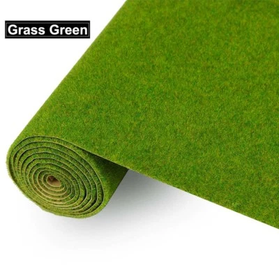 0.4mX1m Grass Mat Model Green Artificial Lawn Architectural Layout HO N Scale - Image 1 of 4