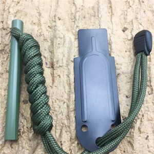 Fire Starter Flint Steel Striker Ferro Rod Emergency Survival Kit Outdoor Tool - Picture 1 of 11