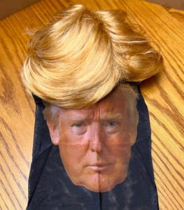 Funny Celebrity Wig Presidential Candidate Political Donald Trump Wig Costume - Picture 1 of 10