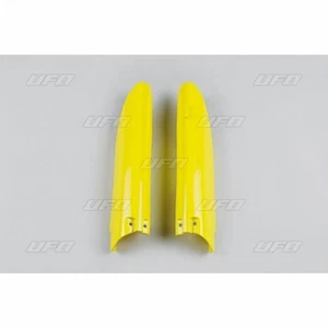UFO Fork Slider Protectors Suzuki RM 125 250 2007 - 2018 Yellow - Picture 1 of 1