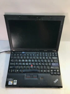 Lenovo ThinkPad X200 12" Laptop Intel Centrino -POWERS ON/NO BOOT - MZ - Afbeelding 1 van 6