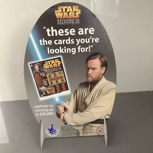 Star Wars Revenge of the Sith National Lottery Obi-Wan Kenobi Shop Display 2005 - Picture 1 of 8