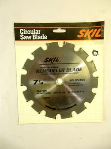 7-1/4" 14 Carbide Teeth Circular Saw Blade For Nail Embedded Wood, Skil, New. - Picture 1 of 3