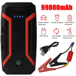 99800mAh Car Jump Starter Booster Jumper Box Power Bank Battery Charger Portable - Picture 1 of 9