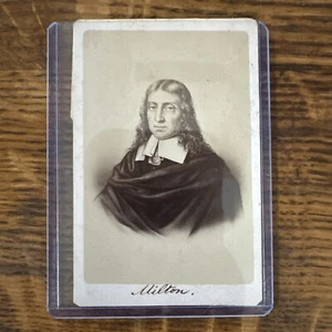 ANTIQUE 1800s CDVs PHOTO OF JOHN MILTON  - Picture 1 of 4