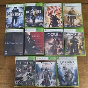 Xbox 360 Lot Of 11 Games War Fighting Mostly Complete Good Condition Ships Free  - Picture 1 of 20