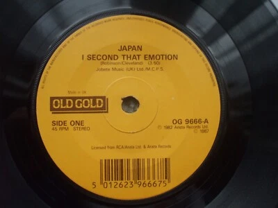 Japan - I Second That Emotion / Life In Tokyo - OG 9666 - EX- 45 - Imagem 1 de 2