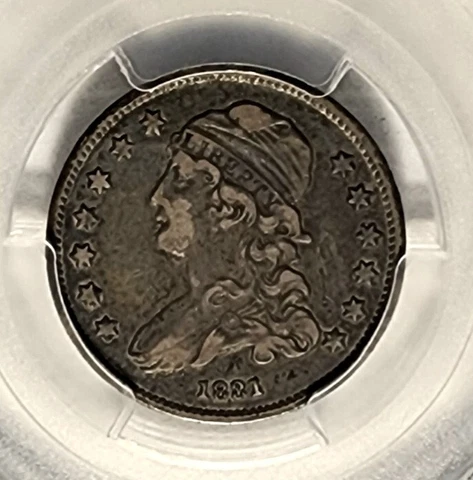 RARE 1831 Capped Bust Quarter PCGS VF-25 Small Letters Beautiful Rare Coin  !!! Cover