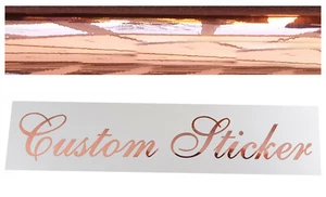 200 mm x1 Roségold Chrom Individueller Name Text Spruch Wand Auto Aufkleber Abziehbild Ref:19 - Bild 1 von 5