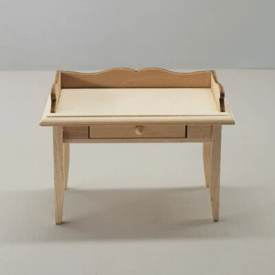 Dollhouse 1:12 Scale Table Plain DIY Study Writing Desk Miniature Accessories - Image 1 of 4