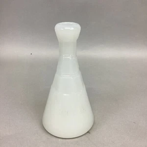 Vintage E.W. Inc Milk Glass Barber Bottle White Clambroth - Picture 1 of 6