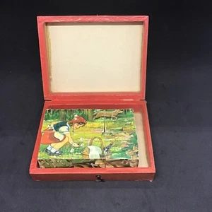 VINTAGE BLOCK PUZZLE W/BOX. WEST GERMANY KUBUS WF - Picture 1 of 8