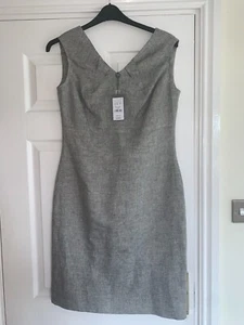 Ladies Windsmoor Elegant Silver/Grey Shift Dress, Size 10, Never worn - Picture 1 of 6
