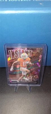 Jalin Hyatt - 2023 Prizm Draft Picks - Instant Impact - Red Cracked Ice - Tenn - Image 1 of 2