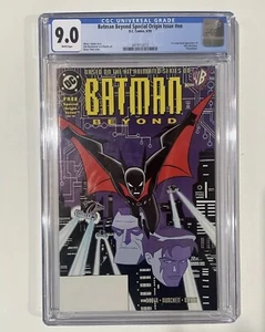 Batman Beyond 1 edición de origen especial 1999 sin estampar CGC 9,0 primer Terry McGinnis - Imagen 1 de 3