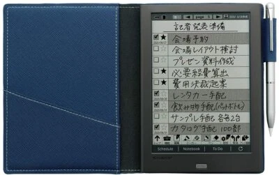SHARP Electronic Notebook/Memo Electronic paper Display WG-PN1 Language Japanese - Image 1 of 4