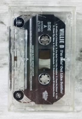 WILLIE D - I'M GOIN' OUT LIKA SOLDIER (1992) CASSETTE GETO BOYS (NO COVER) Foto 1 de 2