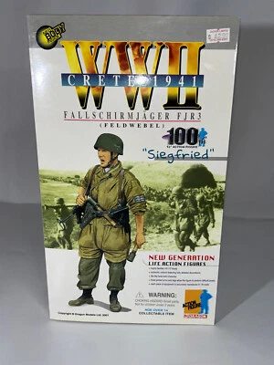 Dragón 1/6 Segunda Guerra Mundial 1941 Creta Paracaidista Siegfried 12" Figura 100º Foto 1 de 4