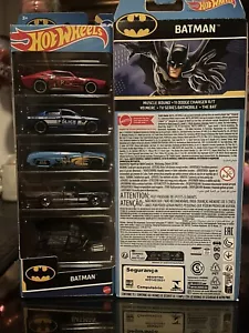 Hot Wheels DC BATMAN 5er Pack 1:64 Diecast Neu - Bild 1 von 3