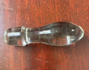 Vintage Karaffe Schnapsglas Flaschenverschluss abgerundet - Bild 1 von 3