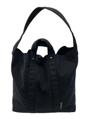 Bolso de Mano DEAN & DELUCA Lona Negro Color Sólido Foto 1 de 4