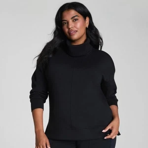 SPANX AirEssentials® Rollkragen Tunika, sehr schwarz Damen Gr. 2X Comfortcore - Bild 1 von 8