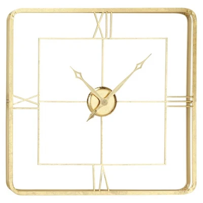 Metal Decorative Wall Clock Open Frame Wall Clock for Home, Wall Clock for Ro... - Image 1 of 4