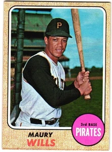 1968 Topps Maury Wills #175 (B) - Imagen 1 de 2