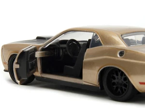 2012 Dodge Challenger SRT8 Gold Metallic with Black Hood "Pink Slips" Series 1/3 - Picture 1 of 5
