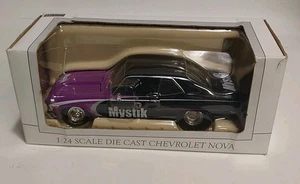 1970-72 SpecCast Chevrolet Nova Purple and Black Mystik Lubricants Diecast Toy - Picture 1 of 20