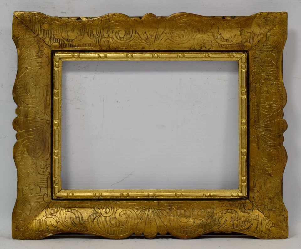 Vers 1880-1900 Ancien cadre, état d’origine, taille intérieure : 40,5 x 30,5 cm - Photo 1/4