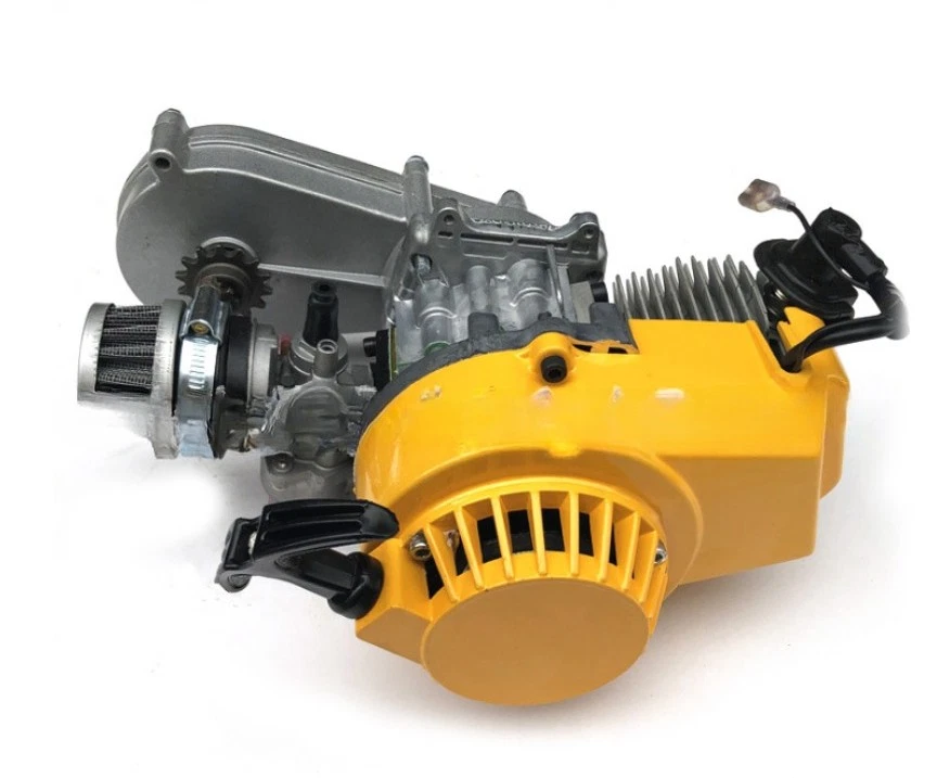 Mini Piezas Moto 2 Tiempos Modificado 49CC Monocilíndrico Motor Refrigerado por Aire Foto 1 de 4