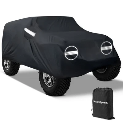 Waterproof Car Cover Outdoor UV Resistant Fit 4 Door for Jeep Wrangler 2007-2024 - Image 1 of 4
