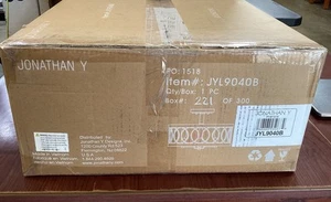 NEW JONATHAN Y JYL9040 Sylvain 4 Light 16"W LED Semi-flush Oil Rubbed Bronze C4 - Picture 1 of 2