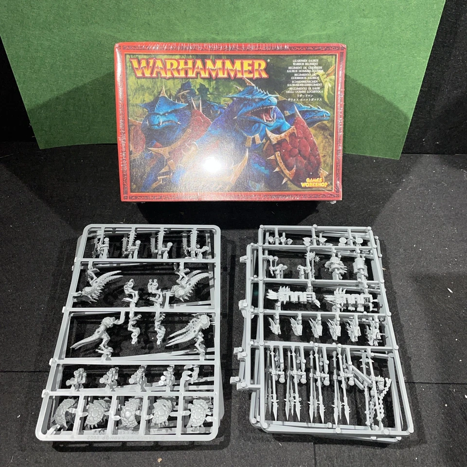 Warhammer Bin Bits Lizardmen Saurus Warriors - 30x Heads