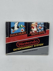 Duck Hunt and Super Mario Bros NES Manual Only Nintendo NES-MH-USA* Authentic