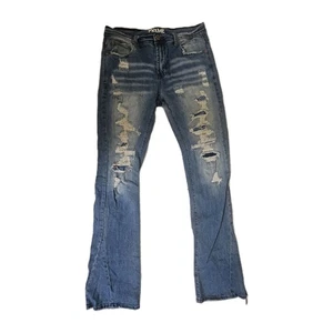PREME Denim Jeans Distressed Grunge Punk Rock 32 x 36 lang - Bild 1 von 15