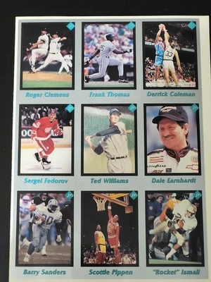 Revista Tuff Stuff Jr. 1991 hoja sin cortar - cargador de tarjetas años 90 Foto 1 de 4