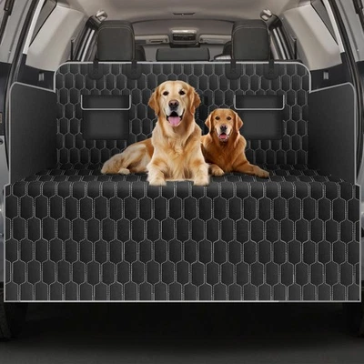 FOR TOYOTA LAND CRUISER Waterproof Quilted Car Boot Liner Pet Dog Protector Mat - Image 1 of 4