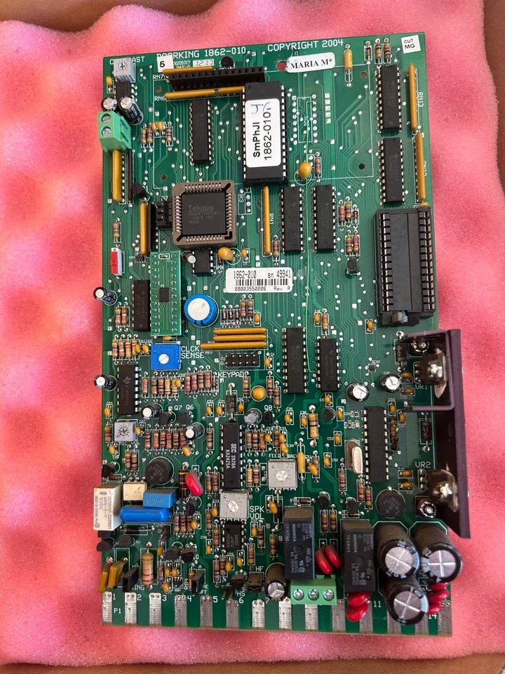 DOORKING 1862-010 Main Board Intercom System  for 1802DKS phone  no memory chip  - Image 1 of 1
