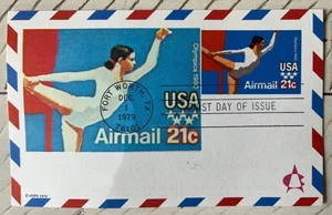 PC US Airmail 21c Olympics 80 Andrews Cachet #242 of 500 Fort Worth 12 1 79 N52 - Picture 1 of 2