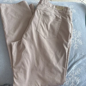Peter Millar Pants Mens 5 Pocket Golf Casual Khaki Size 40 X32 Chino Preppy Tan - Picture 1 of 10